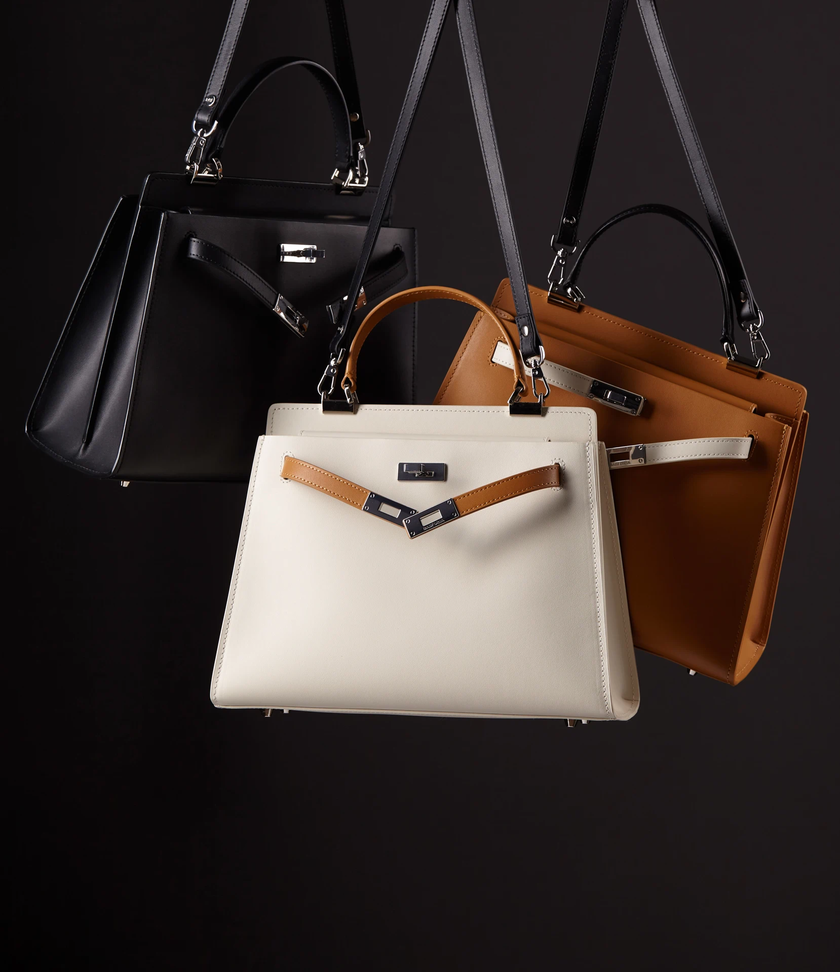 Trio — Black / Cream / Camel
