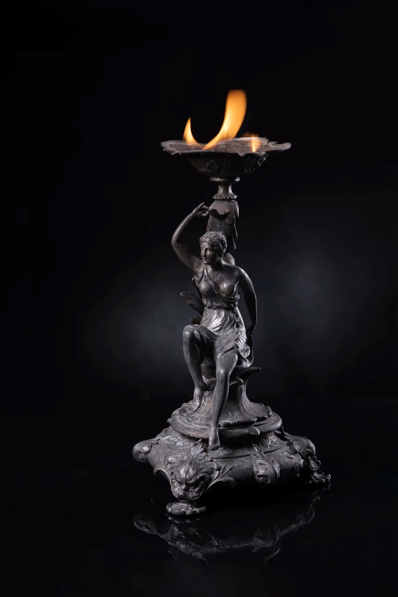 Muse with Flame