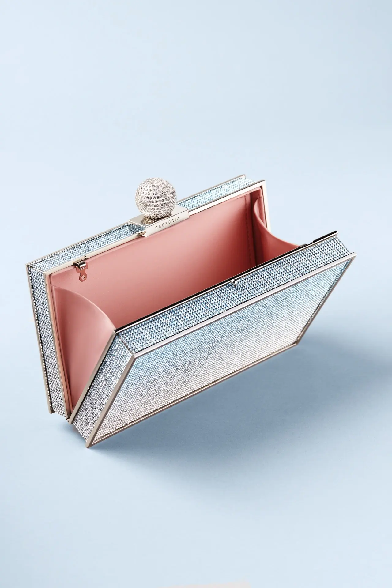 Crystal Clutch — Open Blue